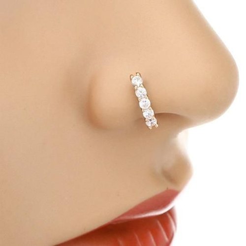0.07CT Pure Diamond Nose Ring. BD Jewelers Bangladesh